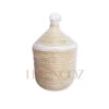 Natural Wicker Round Box Storage