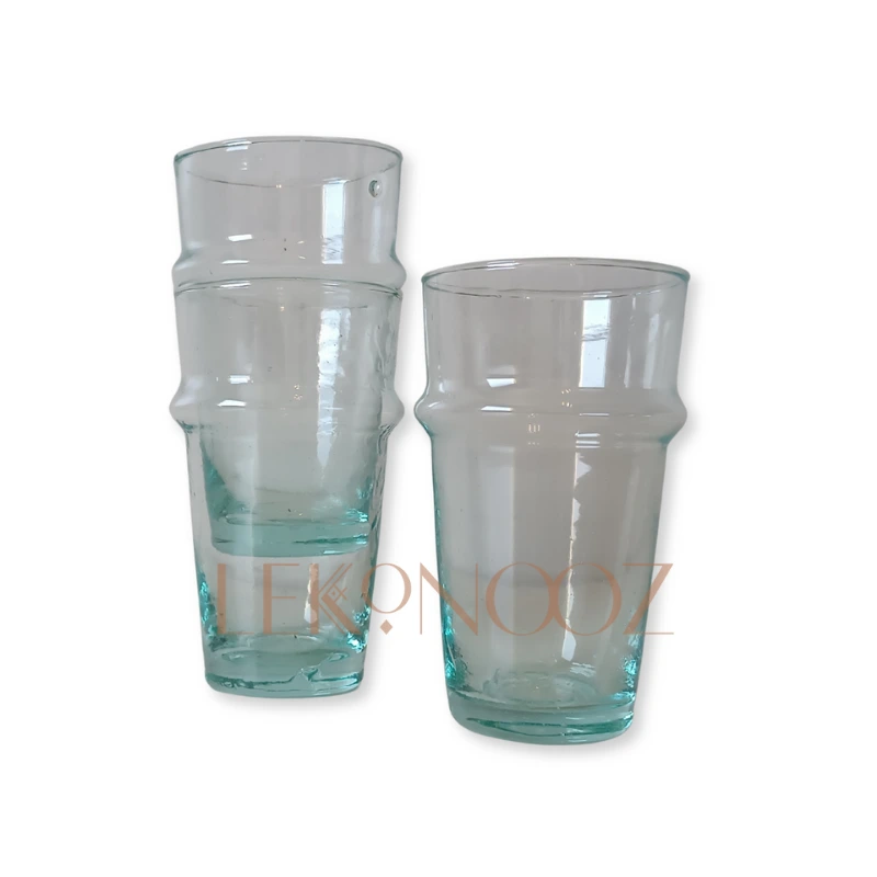 Handmade Moroccan beldi glass