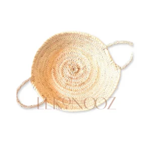 Palm leaf breakfast tray