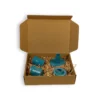 Blue Chefchaouen inspired Moroccan gift box.