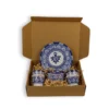 Artisanal Moroccan blue Safi Gift Box