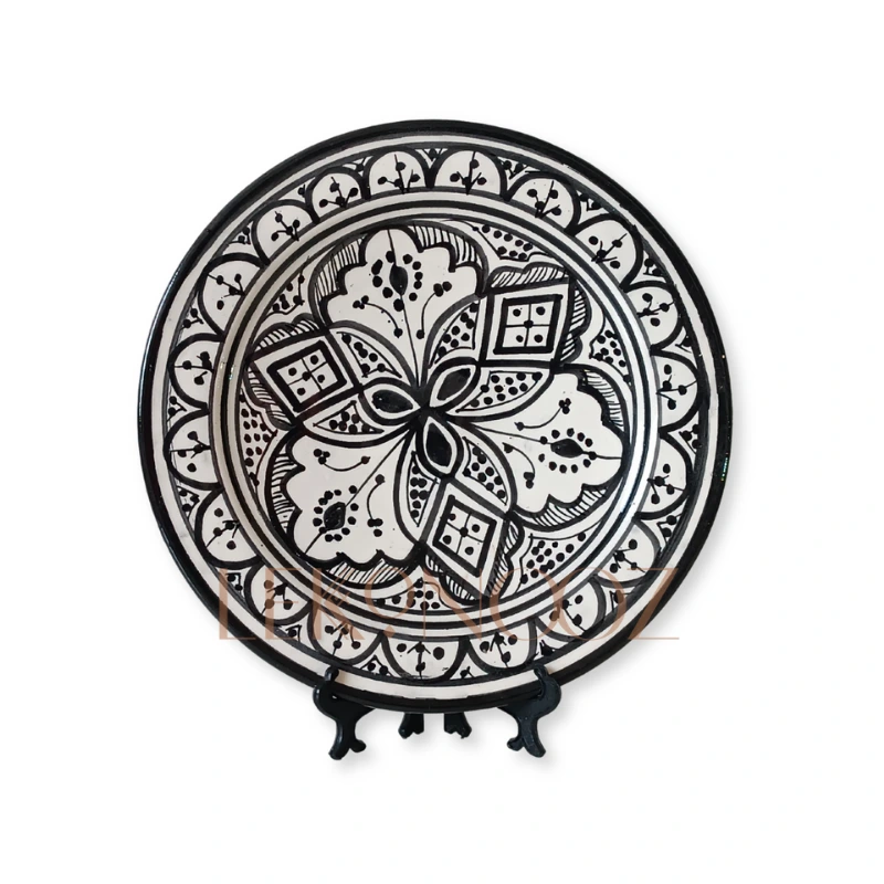 Ceramic Moroccan plate Multicolor