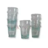 Traditional Moroccan espresso glasses