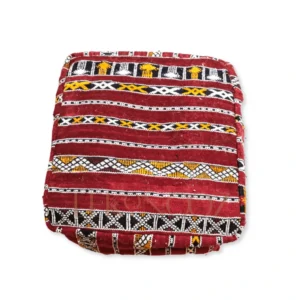 Moroccan berber kilim pouf