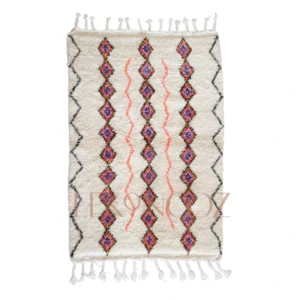 Colored Beni Ourain area rug