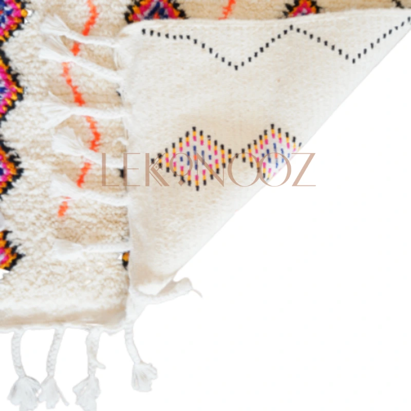 Colored Beni Ourain area rug