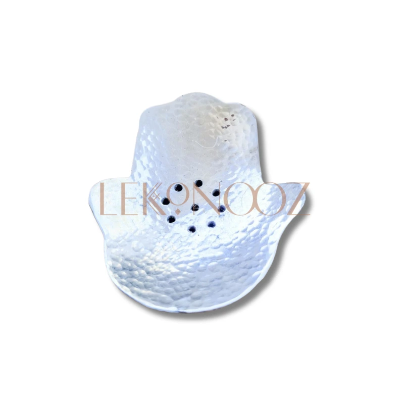 Khmissa – Handcrafted Hammered Aluminum Soap Holder